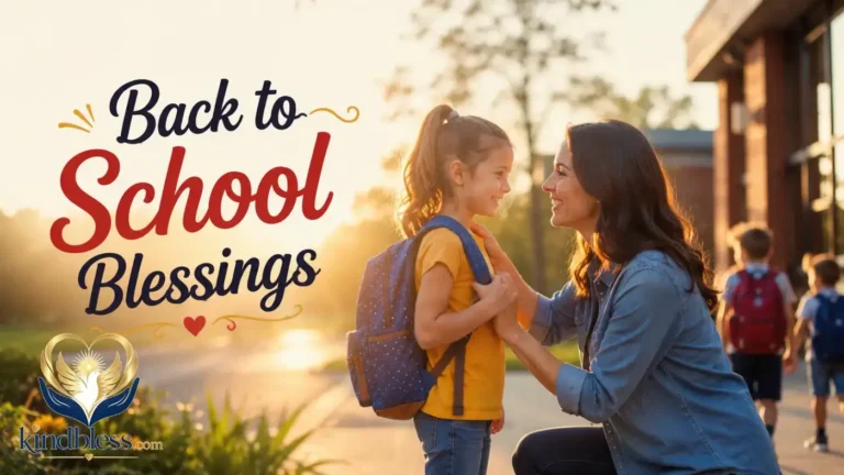 Back to School Blessings