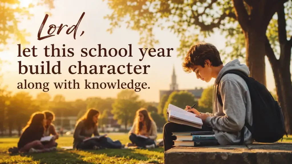 Back to School Blessing Prayer for Families and Students